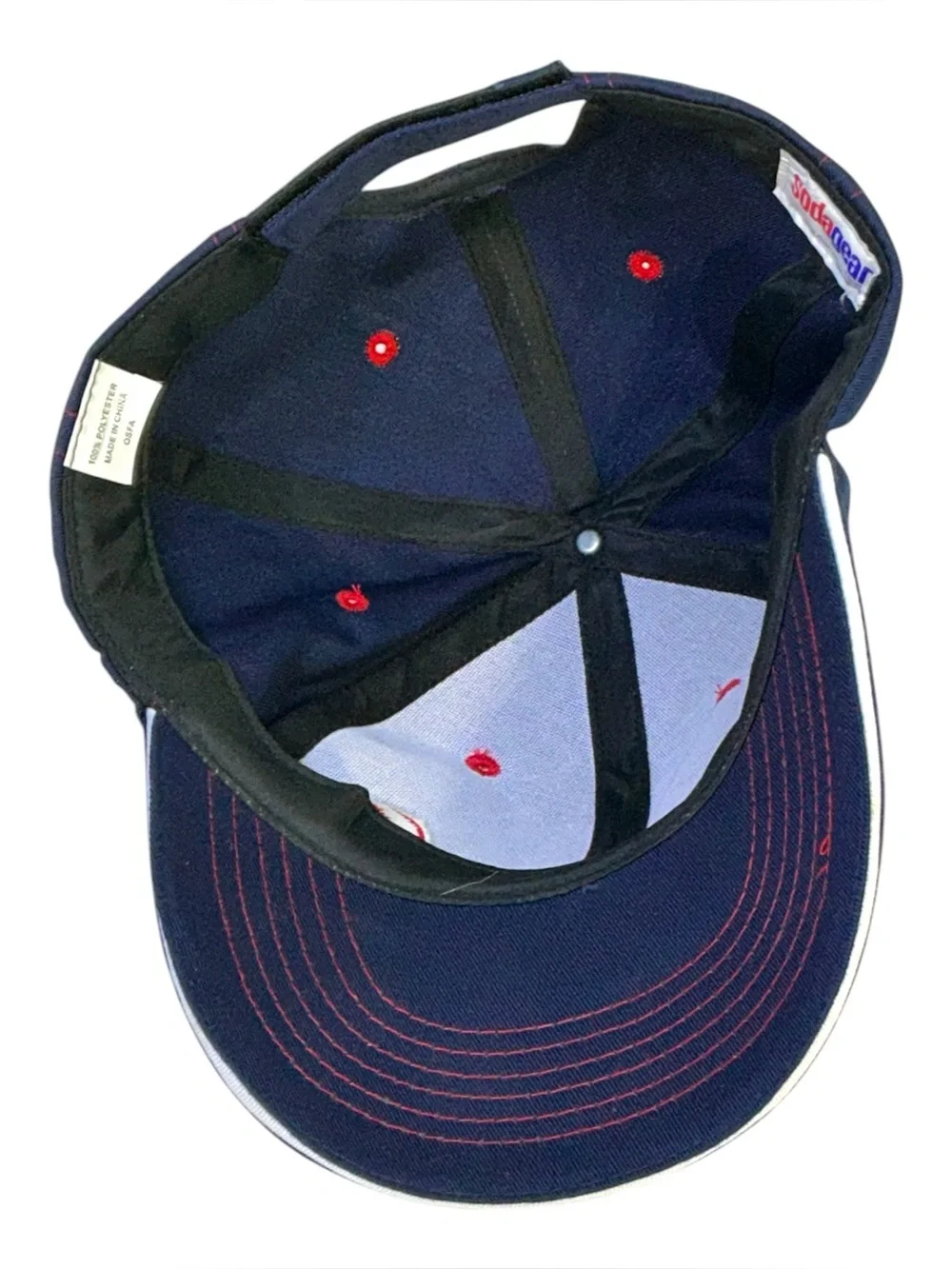 SodaGear Pepsi Baseball Cap Embroider Blue Adjustable Unisex Adult Men Adult OS